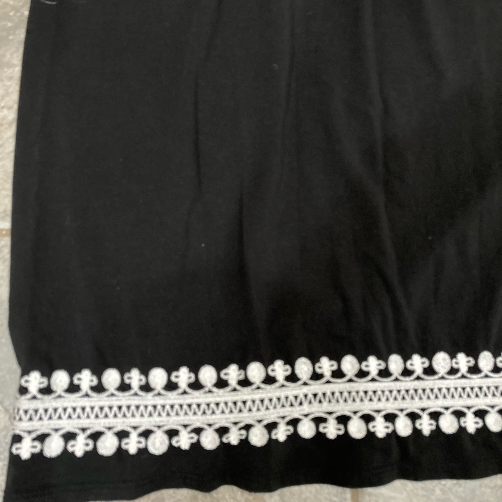 Ann Taylor LOFT Black and White Short-Sleeve Dress - Picture 8 of 11